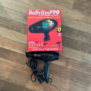 BaByliss Pro Rapido Professional Hair Dryer